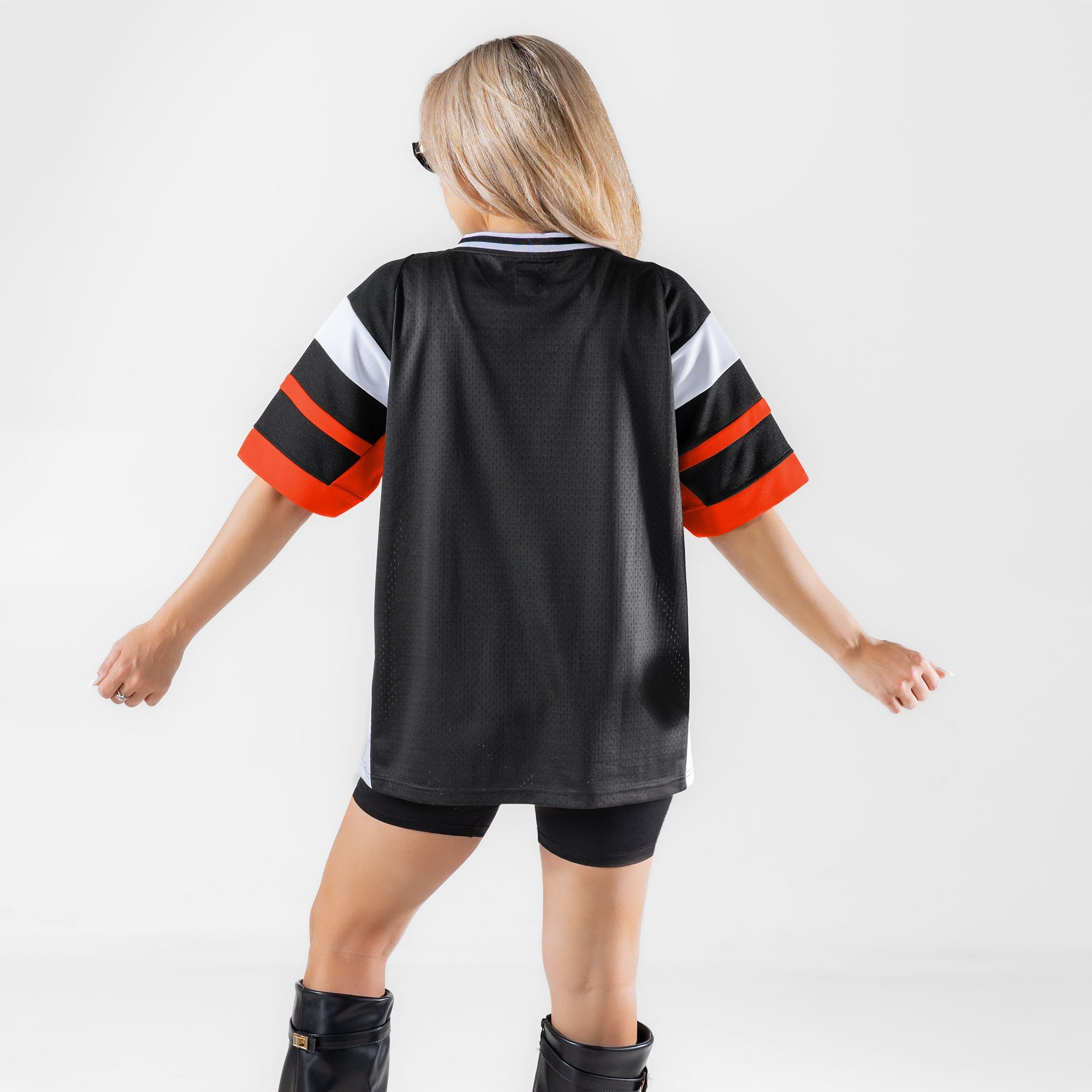 MIAMI DOLPHINS AMPED UP RHINESTONE FASHION TOP
