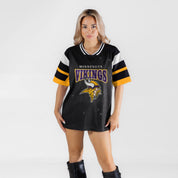 MINNESOTA VIKINGS AMPED UP RHINESTONE FASHION TOP