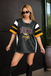 MINNESOTA VIKINGS AMPED UP RHINESTONE FASHION TOP
