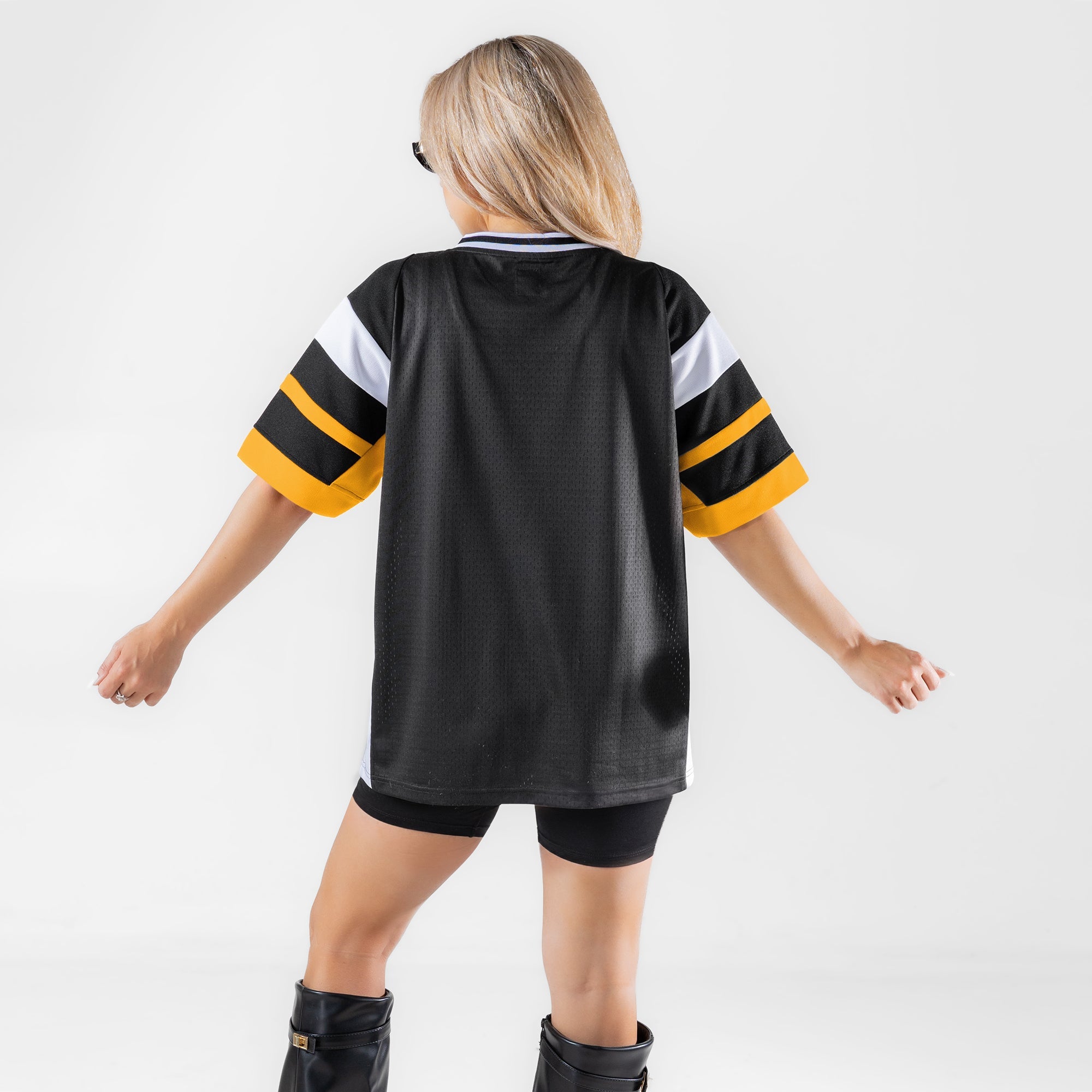 PITTSBURGH STEELERS AMPED UP RHINESTONE FASHION TOP