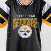 PITTSBURGH STEELERS AMPED UP RHINESTONE FASHION TOP