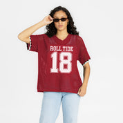 ALABAMA CRIMSON TIDE CATCH YOU LATER OPEN KNIT SWEATER
