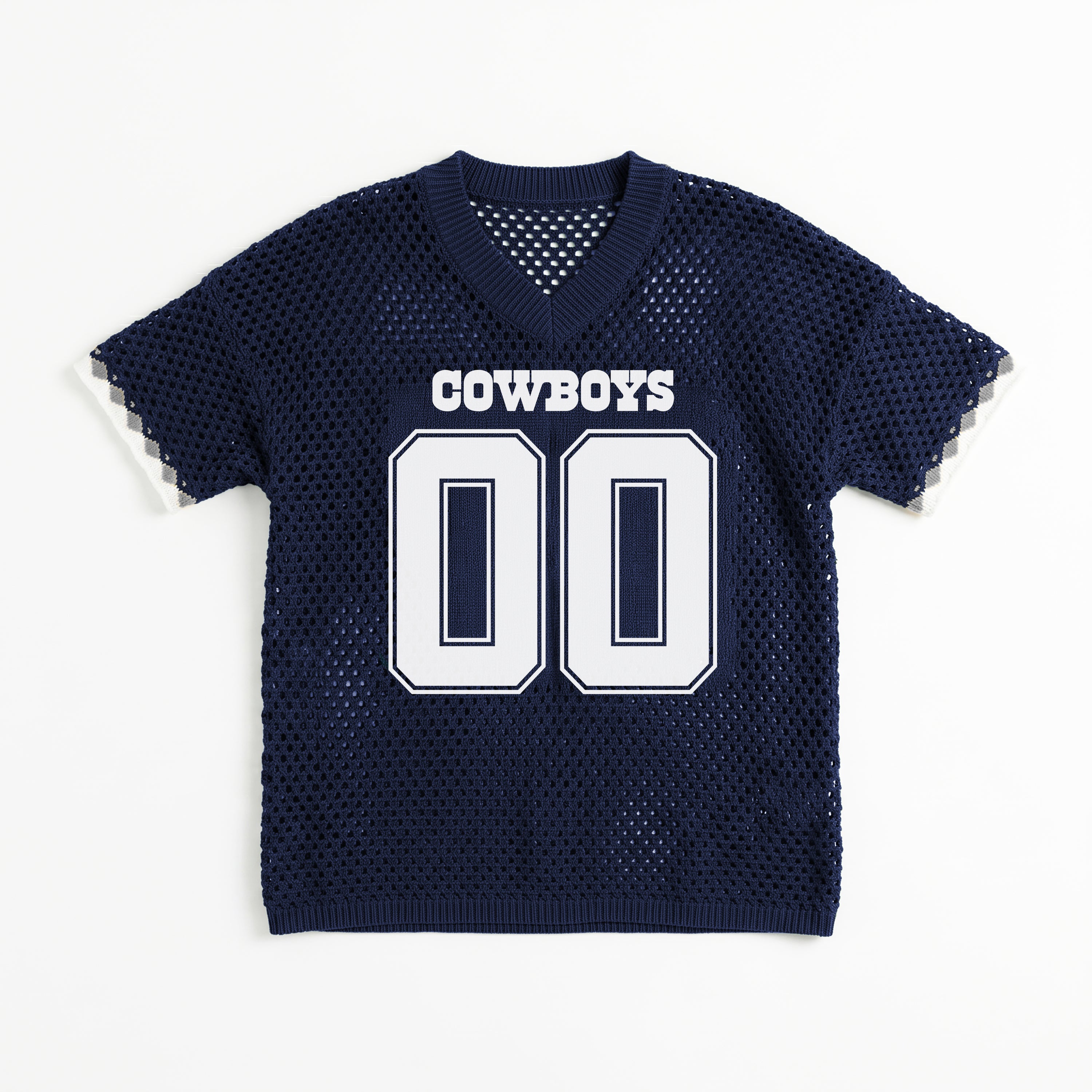 DALLAS COWBOYS CATCH YOU LATER OPEN KNIT SWEATER