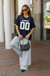 DALLAS COWBOYS CATCH YOU LATER OPEN KNIT SWEATER