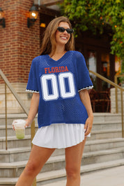 FLORIDA GATORS CATCH YOU LATER OPEN KNIT SWEATER