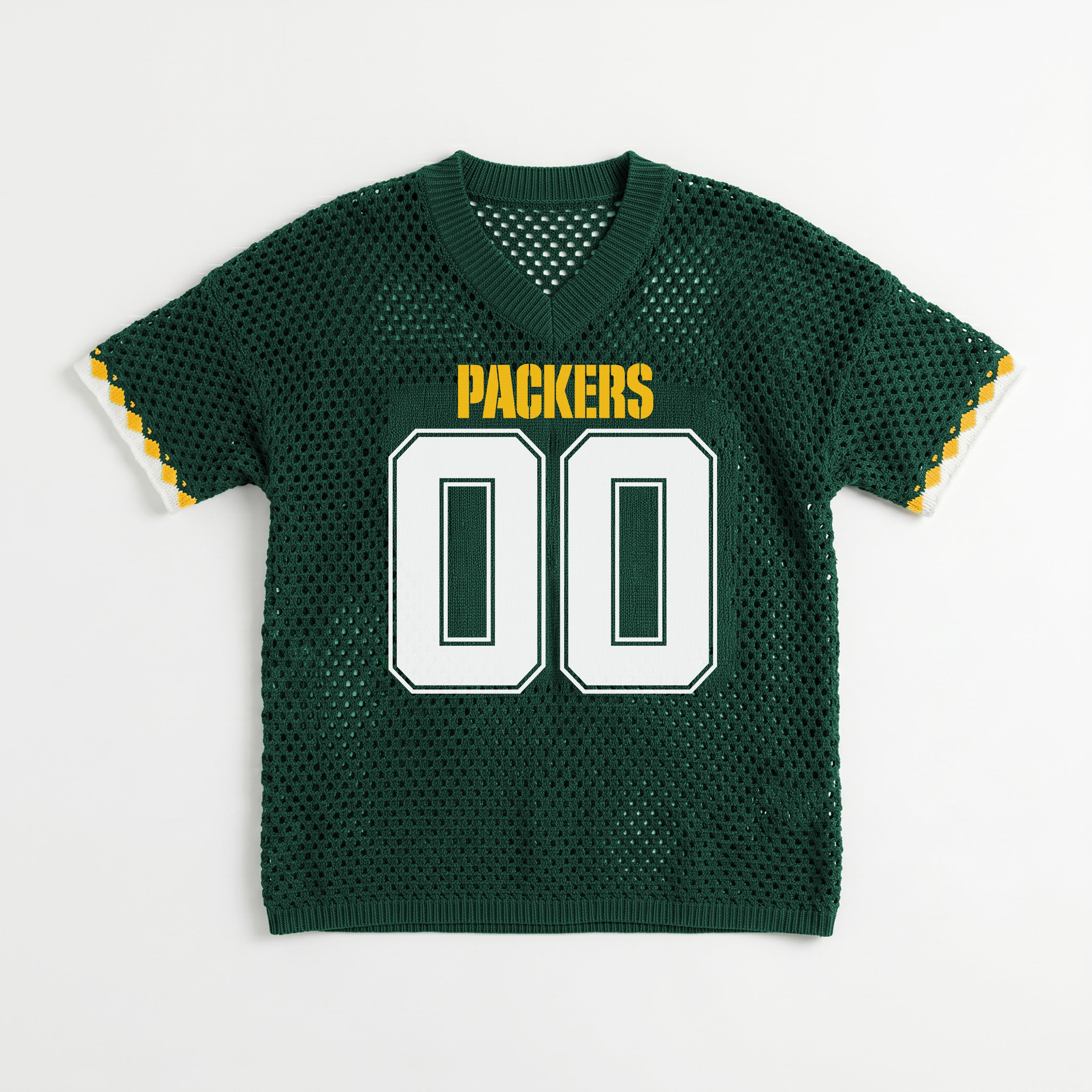 GREEN BAY PACKERS CATCH YOU LATER OPEN KNIT SWEATER