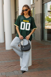 GREEN BAY PACKERS CATCH YOU LATER OPEN KNIT SWEATER