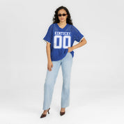 KENTUCKY WILDCATS CATCH YOU LATER OPEN KNIT SWEATER