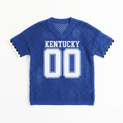 KENTUCKY WILDCATS CATCH YOU LATER OPEN KNIT SWEATER