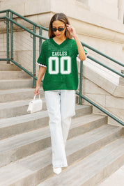 PHILADELPHIA EAGLES CATCH YOU LATER OPEN KNIT SWEATER