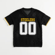 PITTSBURGH STEELERS CATCH YOU LATER OPEN KNIT SWEATER