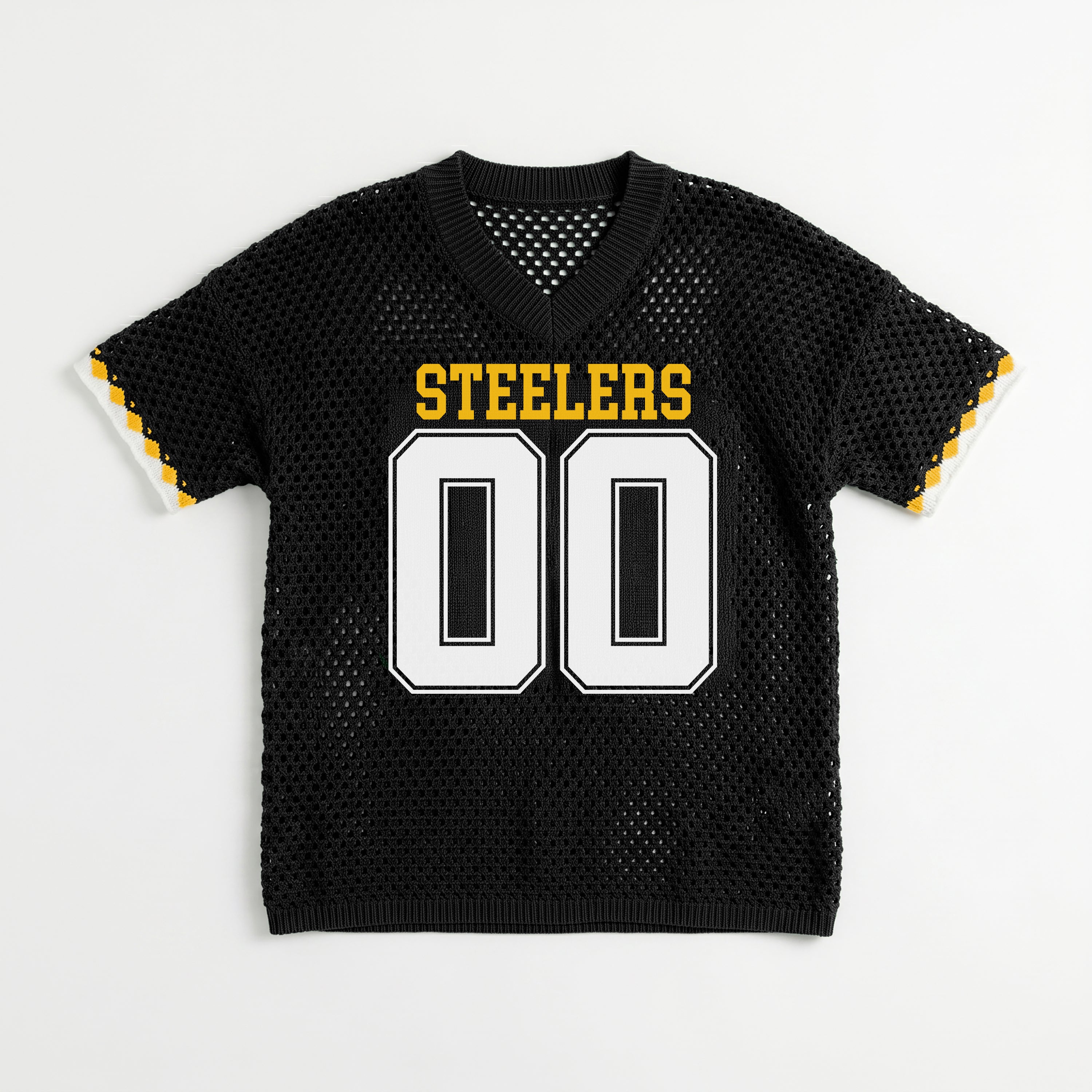 PITTSBURGH STEELERS CATCH YOU LATER OPEN KNIT SWEATER