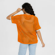 TENNESSEE VOLUNTEERS CATCH YOU LATER OPEN KNIT SWEATER