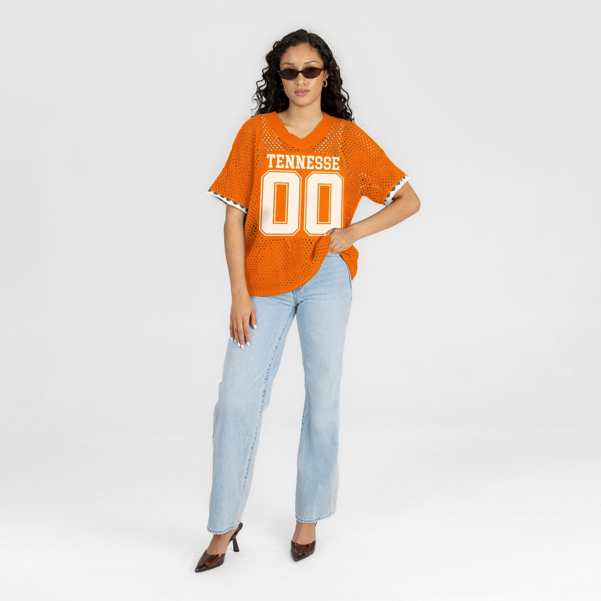 TENNESSEE VOLUNTEERS CATCH YOU LATER OPEN KNIT SWEATER