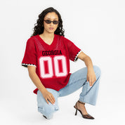 GEORGIA BULLDOGS CATCH YOU LATER OPEN KNIT SWEATER