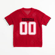 GEORGIA BULLDOGS CATCH YOU LATER OPEN KNIT SWEATER