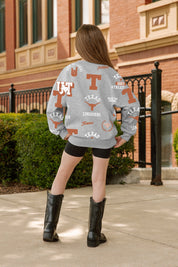 TEXAS LONGHORNS ALWAYS ON REPEAT KIDS PREMIUM CREWNECK SWEATSHIRT