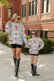 TEXAS LONGHORNS ALWAYS ON REPEAT KIDS PREMIUM CREWNECK SWEATSHIRT