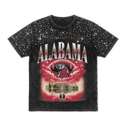 ALABAMA CRIMSON TIDE SKY'S THE LIMIT KIDS VINTAGE WASH RHINESTONE TEE