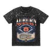 AUBURN TIGERS SKY'S THE LIMIT KIDS VINTAGE WASH RHINESTONE TEE