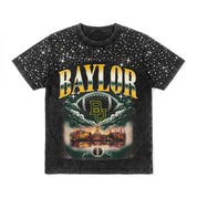 BAYLOR BEARS SKY'S THE LIMIT KIDS VINTAGE WASH RHINESTONE TEE