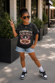 FLORIDA STATE SEMINOLES SKY'S THE LIMIT KIDS VINTAGE WASH RHINESTONE TEE