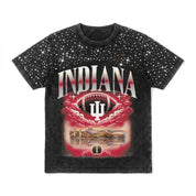 INDIANA HOOSIERS SKY'S THE LIMIT KIDS VINTAGE WASH RHINESTONE TEE