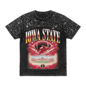 IOWA STATE CYCLONES SKY'S THE LIMIT KIDS VINTAGE WASH RHINESTONE TEE