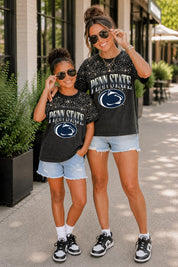 PENN STATE NITTANY LIONS SKY'S THE LIMIT KIDS VINTAGE WASH RHINESTONE TEE