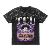 TCU HORNED FROGS SKY'S THE LIMIT KIDS VINTAGE WASH RHINESTONE TEE