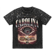 SOUTH CAROLINA GAMECOCKS SKY'S THE LIMIT KIDS VINTAGE WASH RHINESTONE TEE