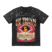 USC TROJANS SKY'S THE LIMIT KIDS VINTAGE WASH RHINESTONE TEE