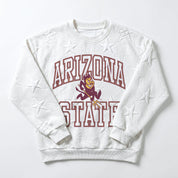 ARIZONA STATE SUN DEVILS BIG PLAY ENERGY KIDS EMBOSSED STAR CREWNECK