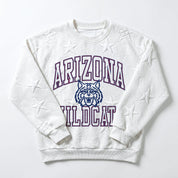 ARIZONA WILDCATS BIG PLAY ENERGY KIDS EMBOSSED STAR CREWNECK