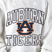 AUBURN TIGERS BIG PLAY ENERGY KIDS EMBOSSED STAR CREWNECK