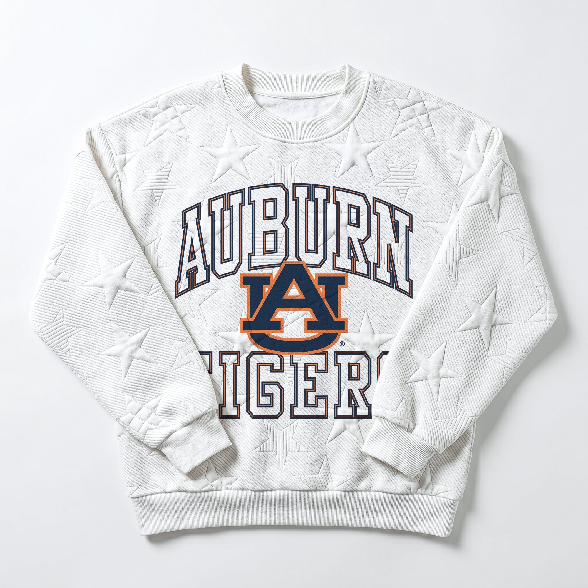 AUBURN TIGERS BIG PLAY ENERGY KIDS EMBOSSED STAR CREWNECK