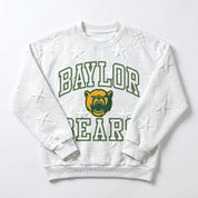 BAYLOR BEARS BIG PLAY ENERGY KIDS EMBOSSED STAR CREWNECK