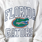 FLORIDA GATORS BIG PLAY ENERGY KIDS EMBOSSED STAR CREWNECK