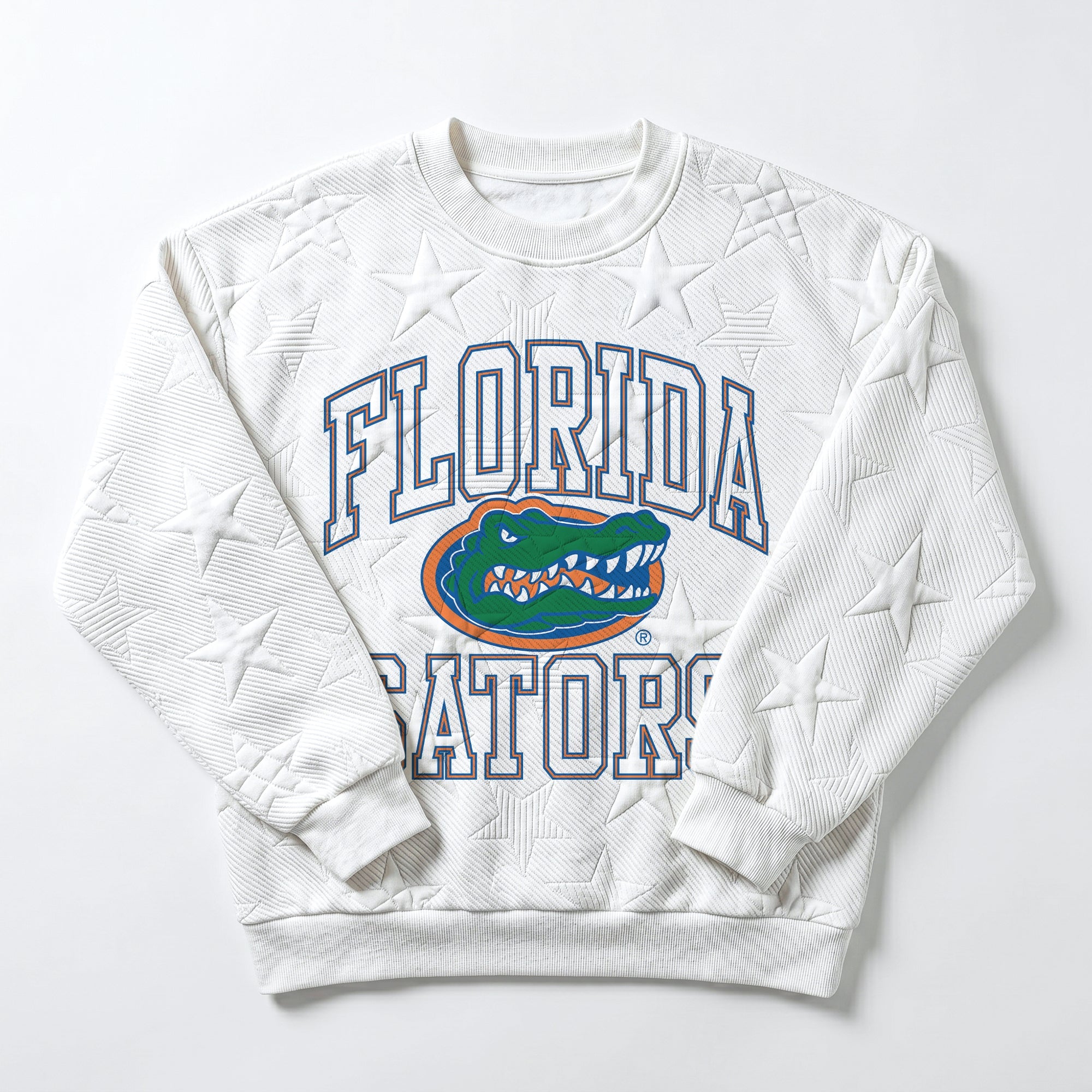 FLORIDA GATORS BIG PLAY ENERGY KIDS EMBOSSED STAR CREWNECK
