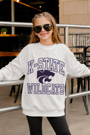 KANSAS STATE WILDCATS BIG PLAY ENERGY KIDS EMBOSSED STAR CREWNECK