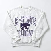 KANSAS STATE WILDCATS BIG PLAY ENERGY KIDS EMBOSSED STAR CREWNECK