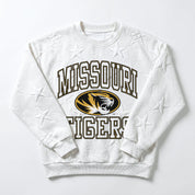 MISSOURI TIGERS BIG PLAY ENERGY KIDS EMBOSSED STAR CREWNECK