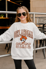 OKLAHOMA STATE COWBOYS BIG PLAY ENERGY KIDS EMBOSSED STAR CREWNECK
