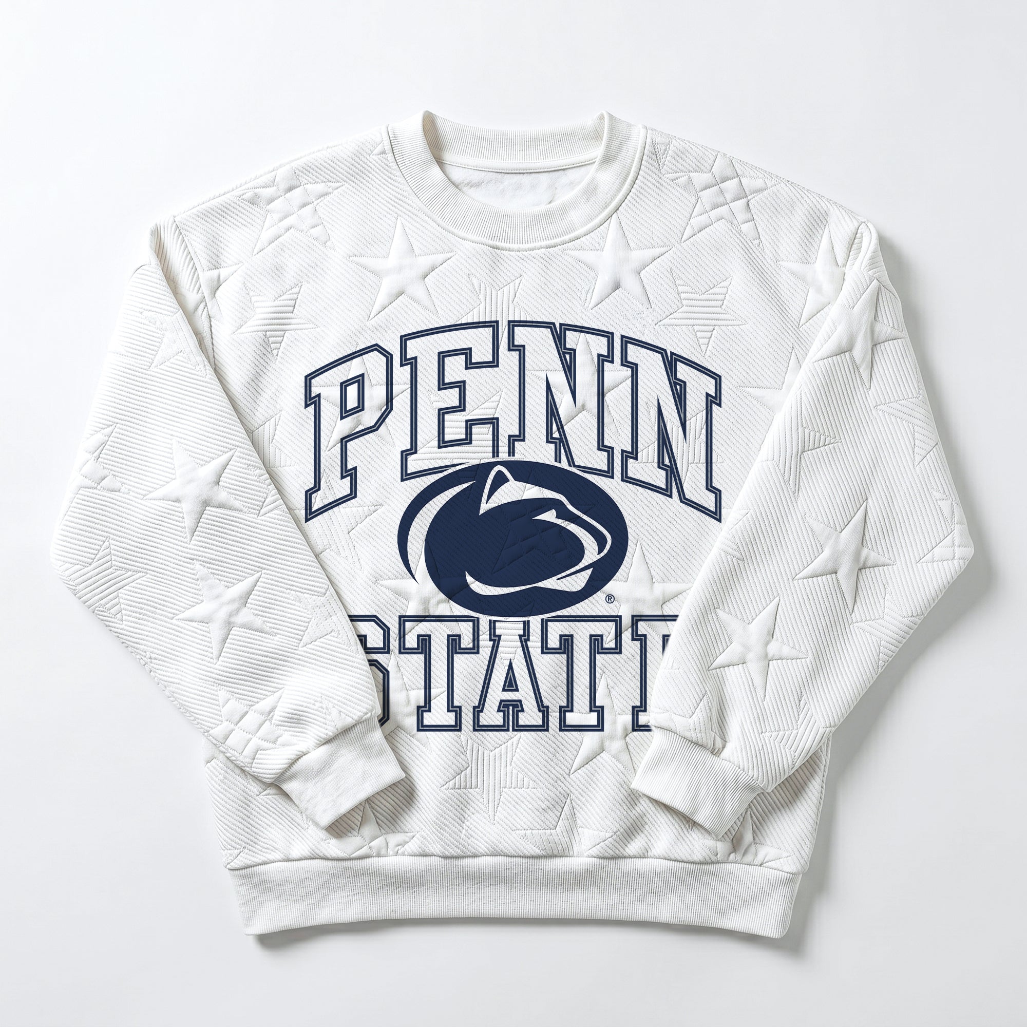 PENN STATE NITTANY LIONS BIG PLAY ENERGY KIDS EMBOSSED STAR CREWNECK