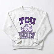 TCU HORNED FROGS BIG PLAY ENERGY KIDS EMBOSSED STAR CREWNECK