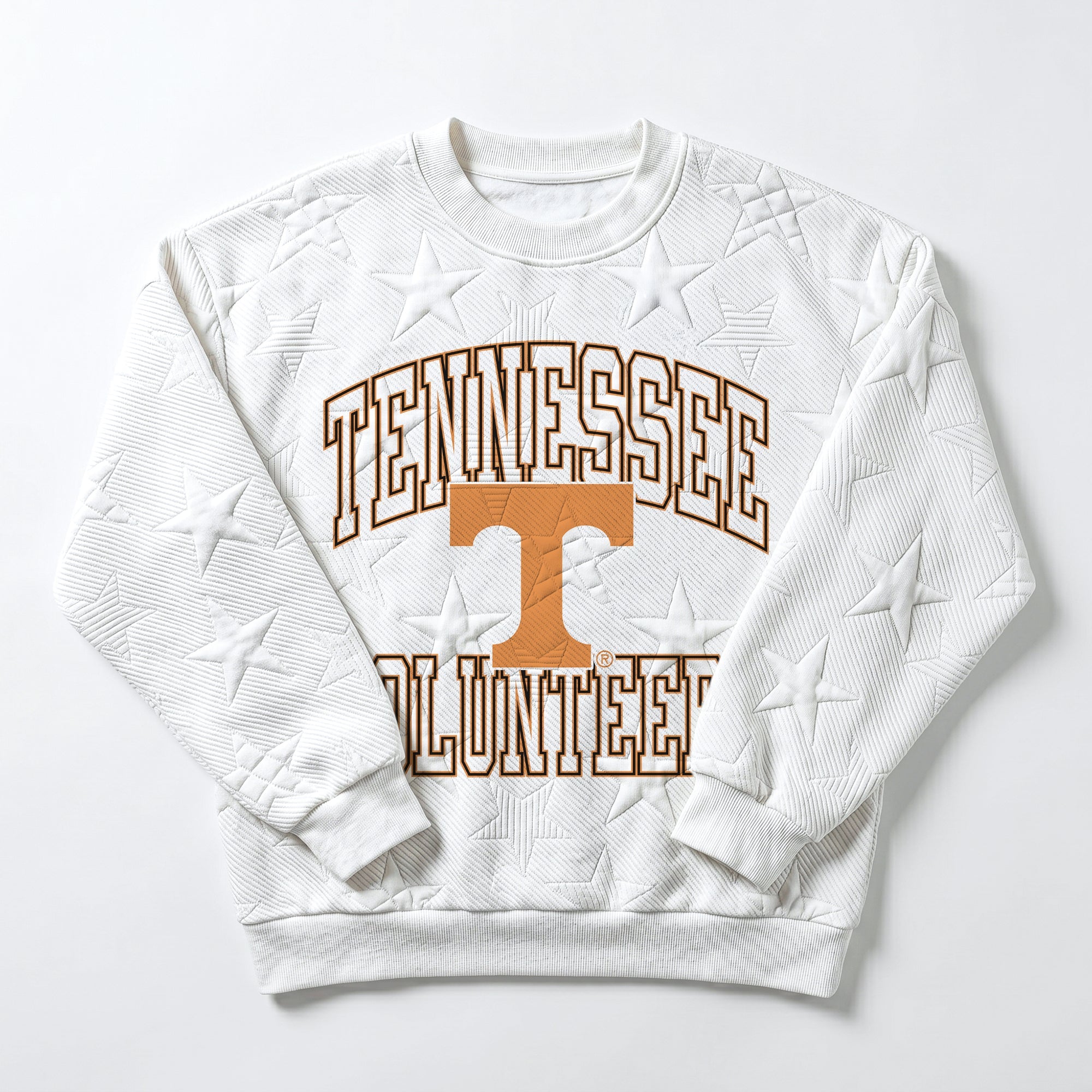 TENNESSEE VOLUNTEERS BIG PLAY ENERGY KIDS EMBOSSED STAR CREWNECK