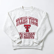 TEXAS TECH RED RAIDERS BIG PLAY ENERGY KIDS EMBOSSED STAR CREWNECK