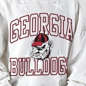 GEORGIA BULLDOGS BIG PLAY ENERGY KIDS EMBOSSED STAR CREWNECK