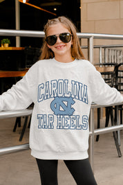NORTH CAROLINA TAR HEELS BIG PLAY ENERGY KIDS EMBOSSED STAR CREWNECK