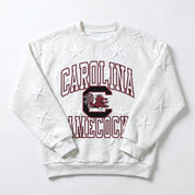 SOUTH CAROLINA GAMECOCKS BIG PLAY ENERGY KIDS EMBOSSED STAR CREWNECK
